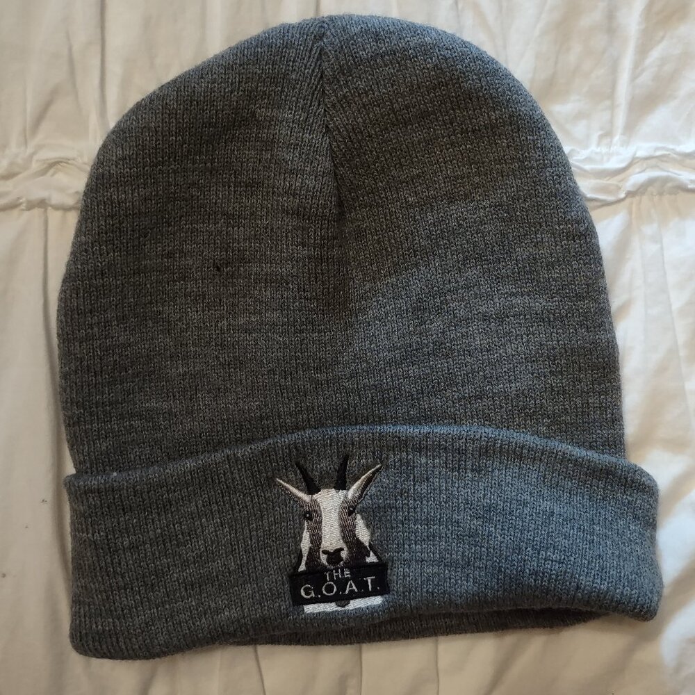 EUC OBSI The G.O.A.T grey beanie